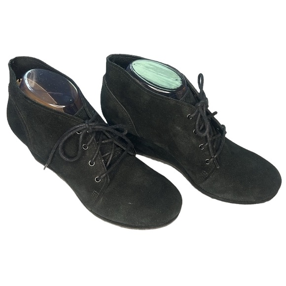 Clarks Originals Suede Wedge Boots - Picture 3 of 8